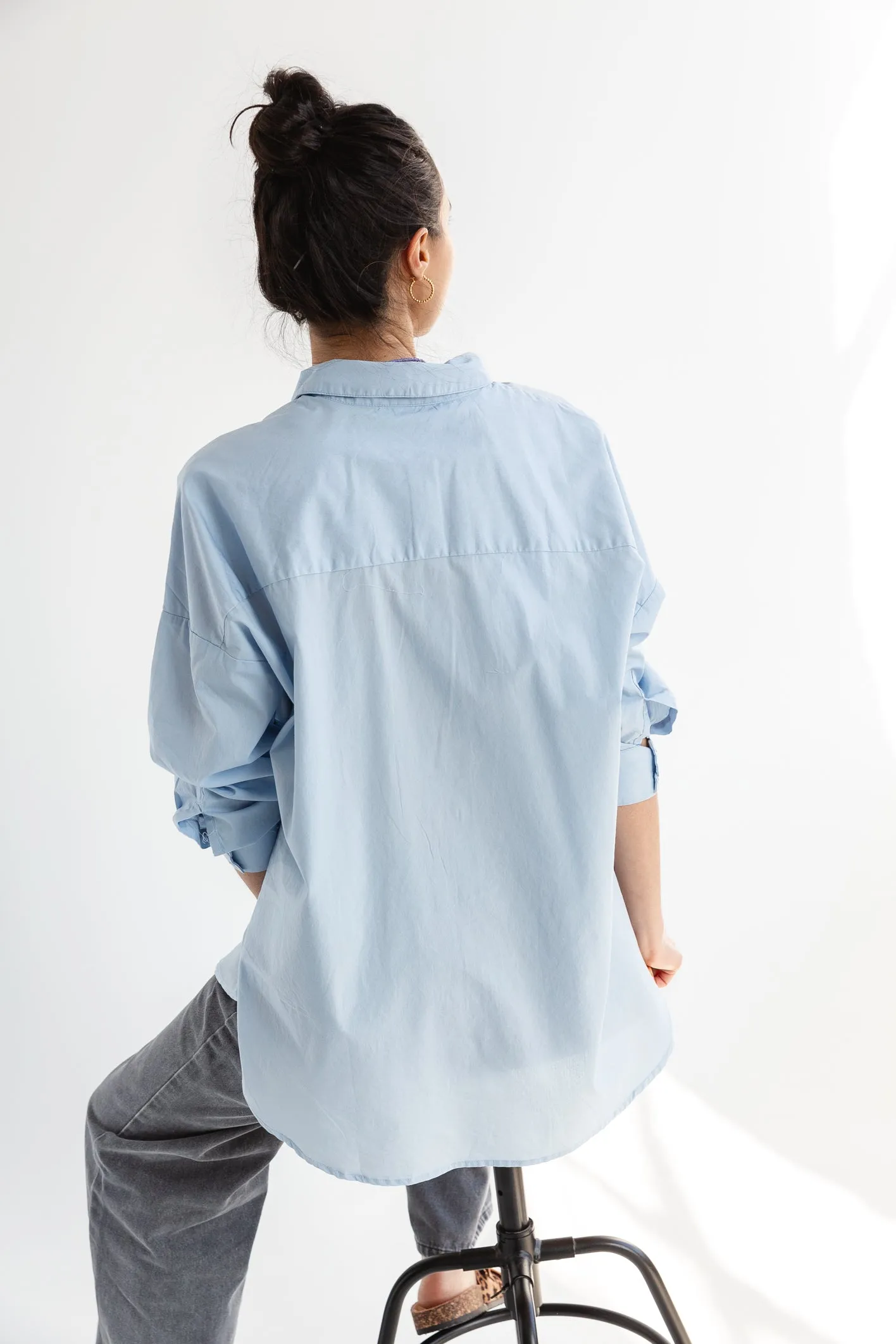 Dina Shirt Cashmere Blue