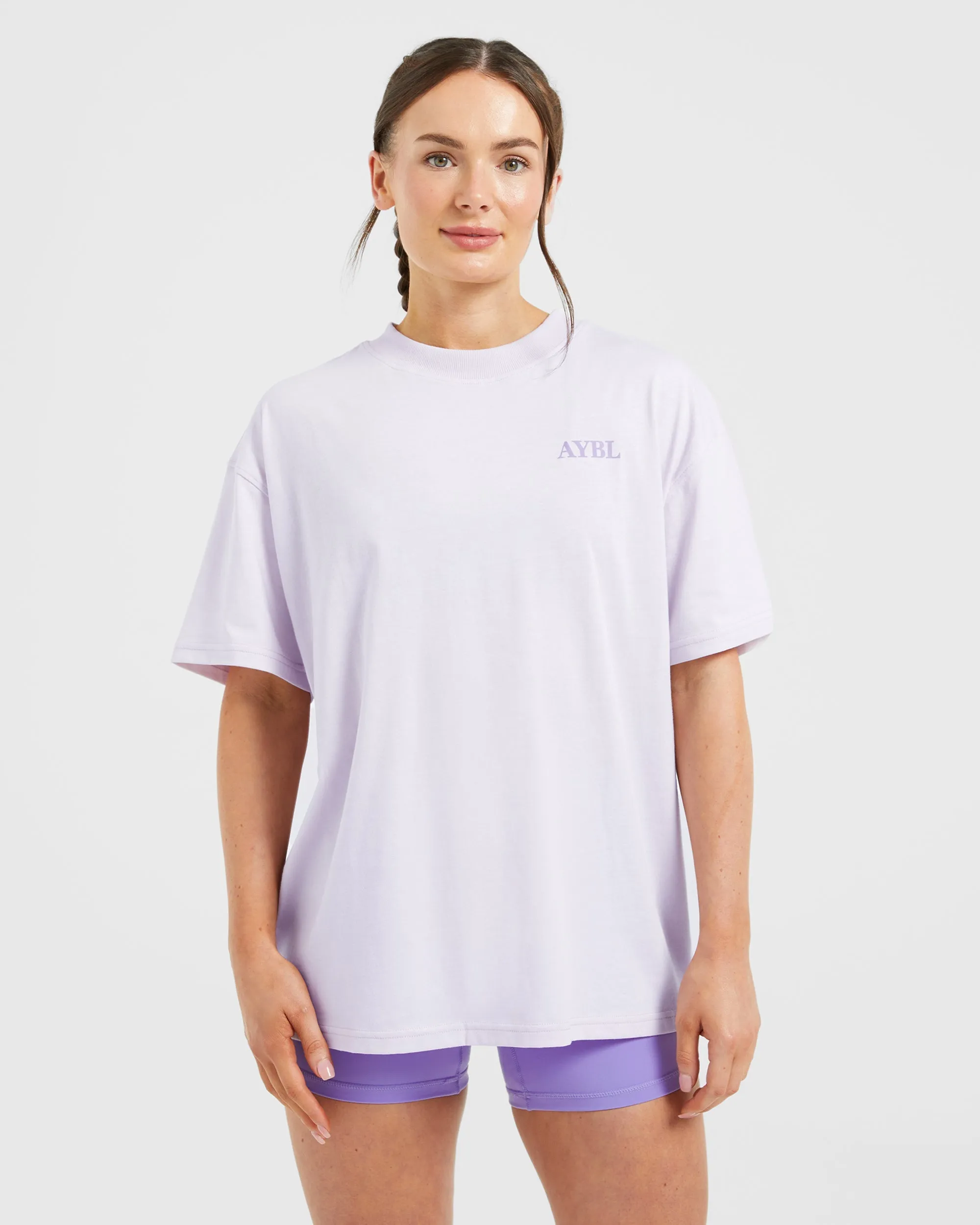 Do It For You Oversized T Shirt - Orchid Purple