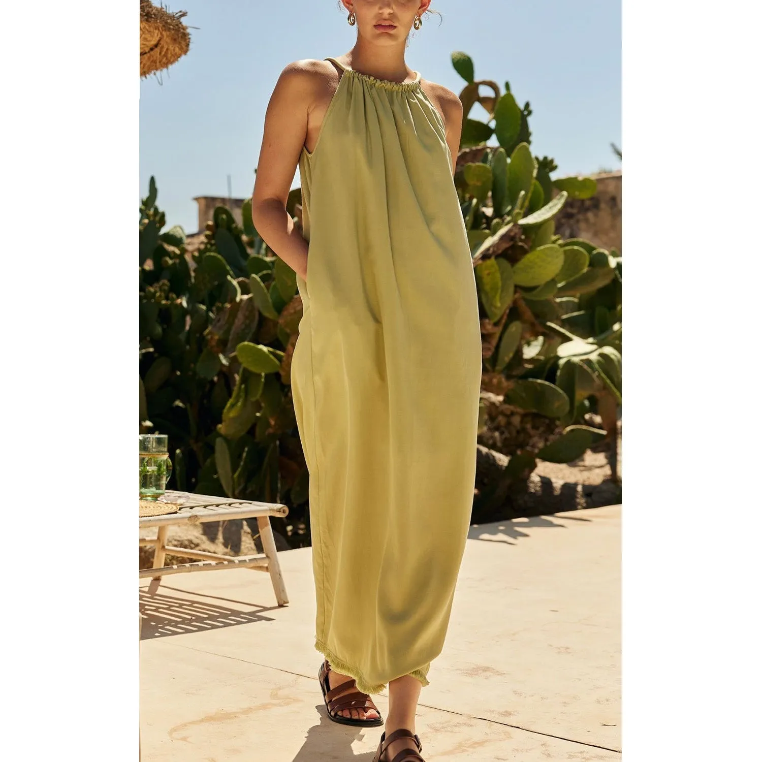 Dress Gigi Maxi - Olive