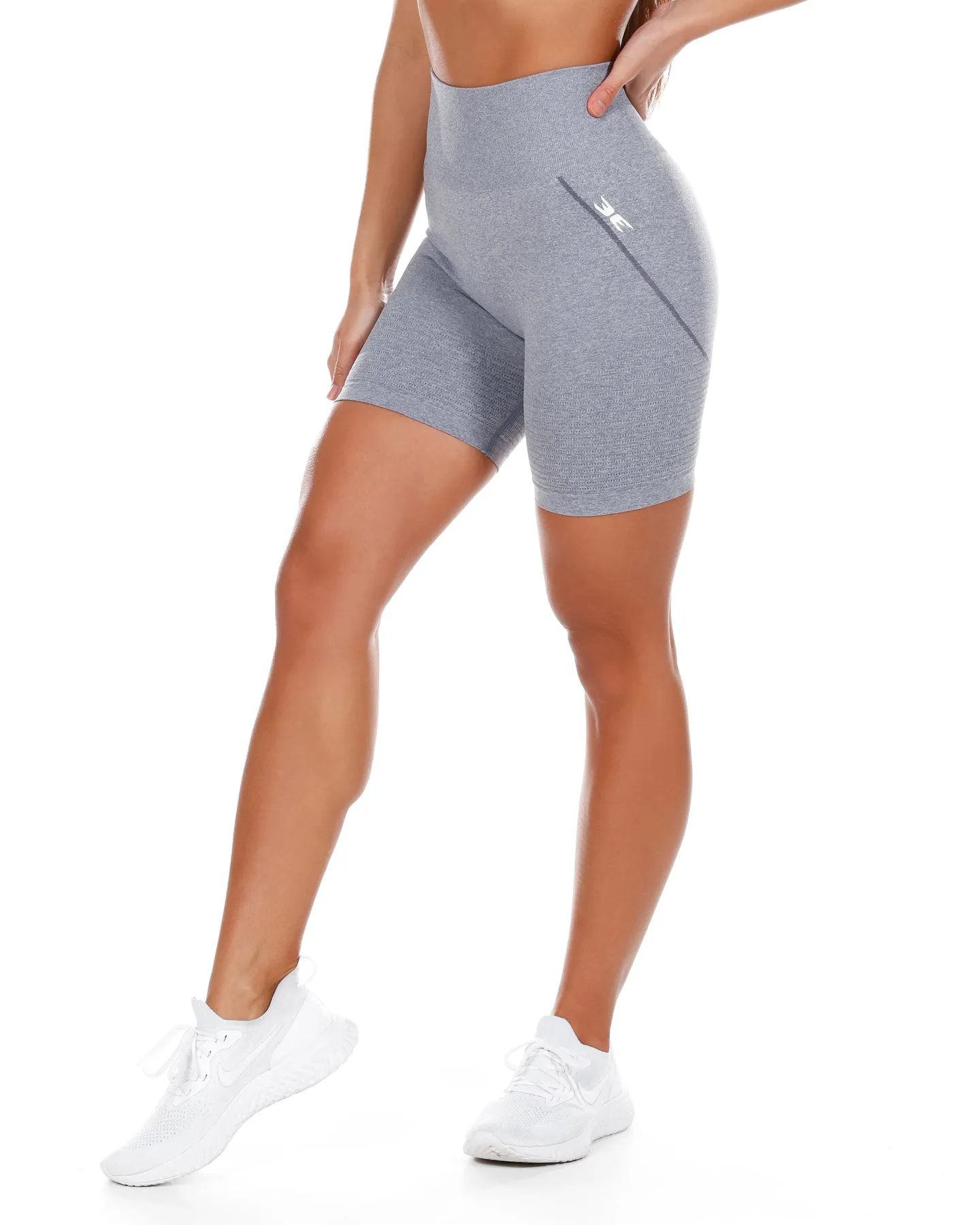 Elite Seamless Shorts - Grey Mist