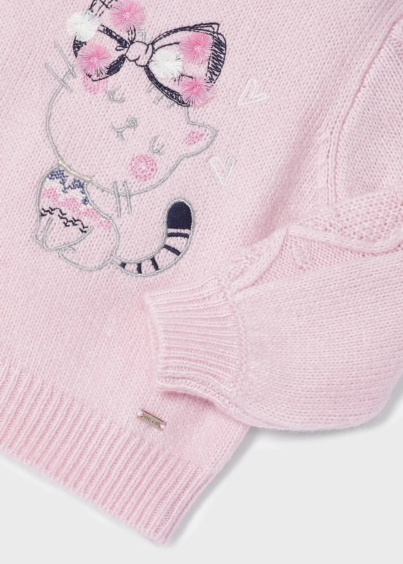 Embroidered Sweater Baby Girl | Mayoral