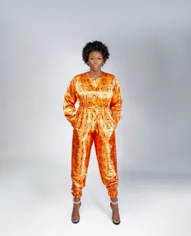 Etnica satin Samba boiler jumpsuit