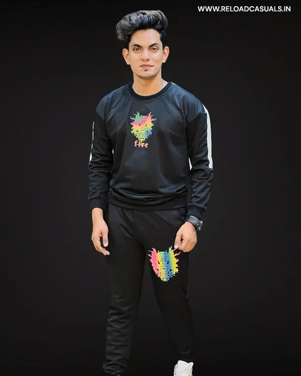 Fire Dragon Reflector Full Track Suit - Combo