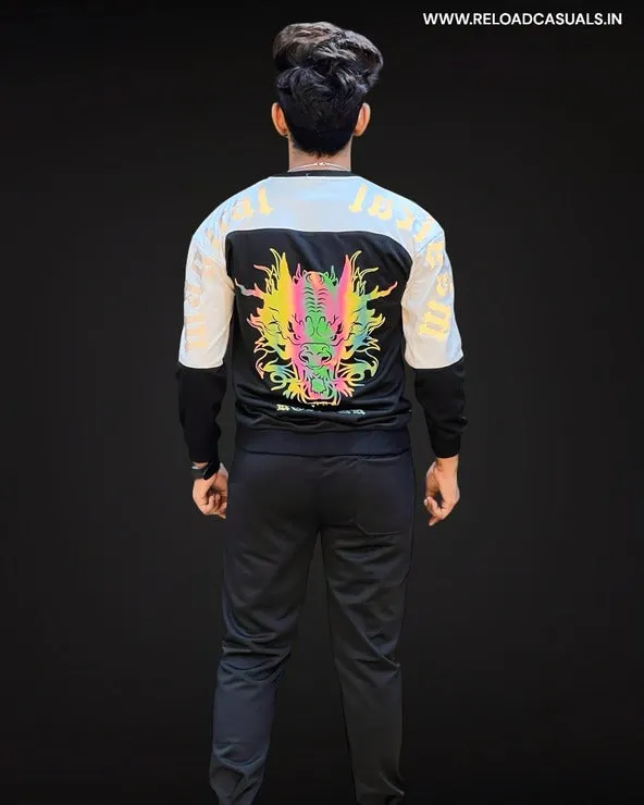 Fire Dragon Reflector Full Track Suit - Combo