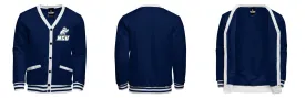 Fleece Varsity Cardigan With No Lining