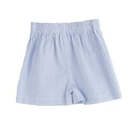 Funtasia Too! Blue Seersucker Check Shorts