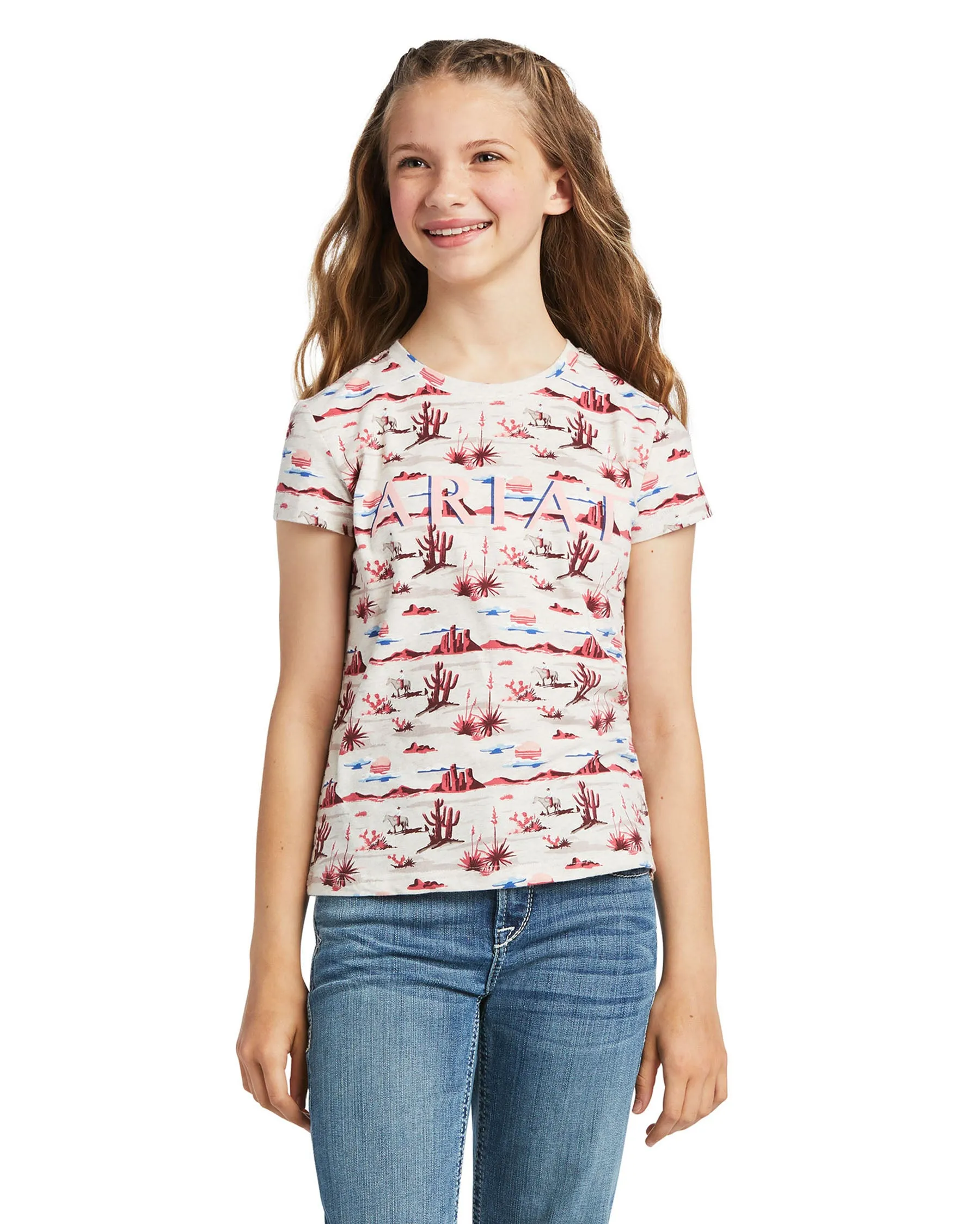 Girls' REAL Yuma Print Graphic Tee