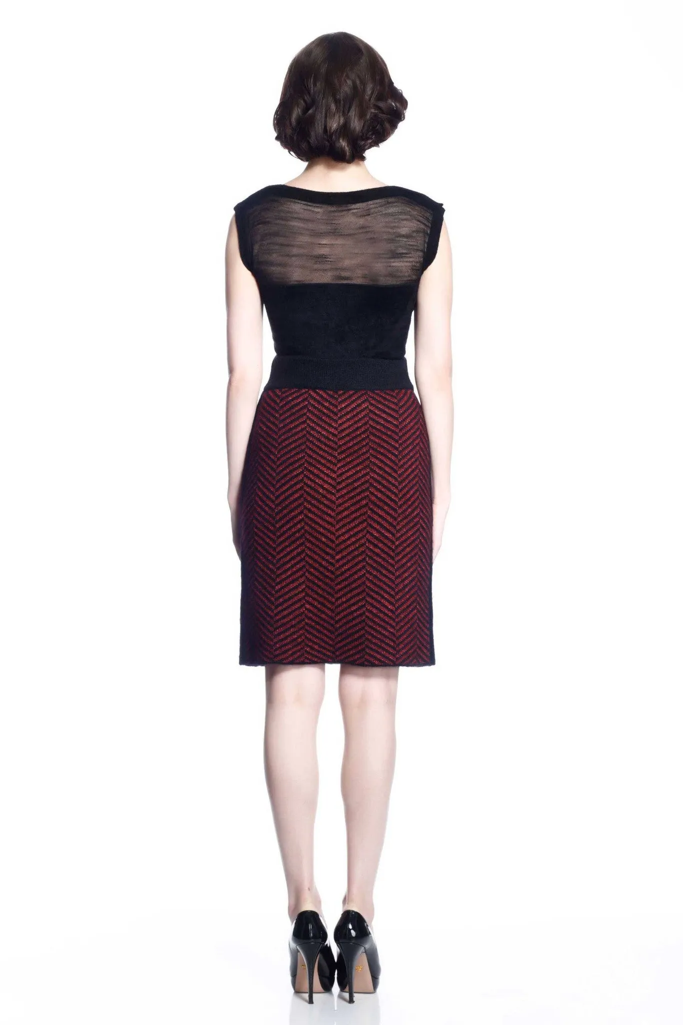 Glenda Reversible Pencil Skirt