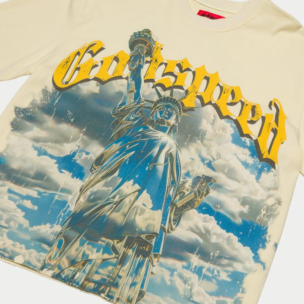 Godspeed - Chrome Liberty T-Shirt Bone