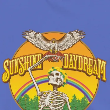 Grateful Dead | Pigment Dye Oversize Cotton Tee | Sunshine Daydream