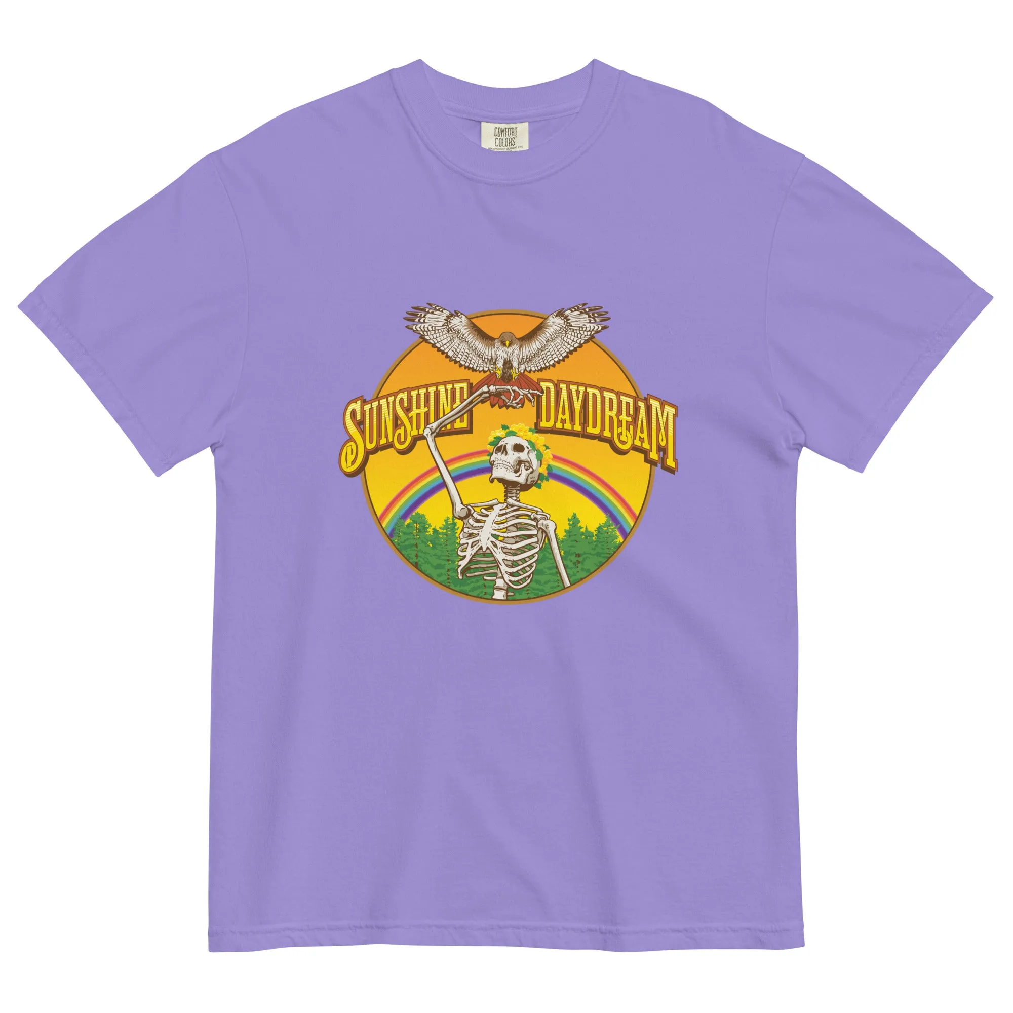 Grateful Dead | Pigment Dye Oversize Cotton Tee | Sunshine Daydream