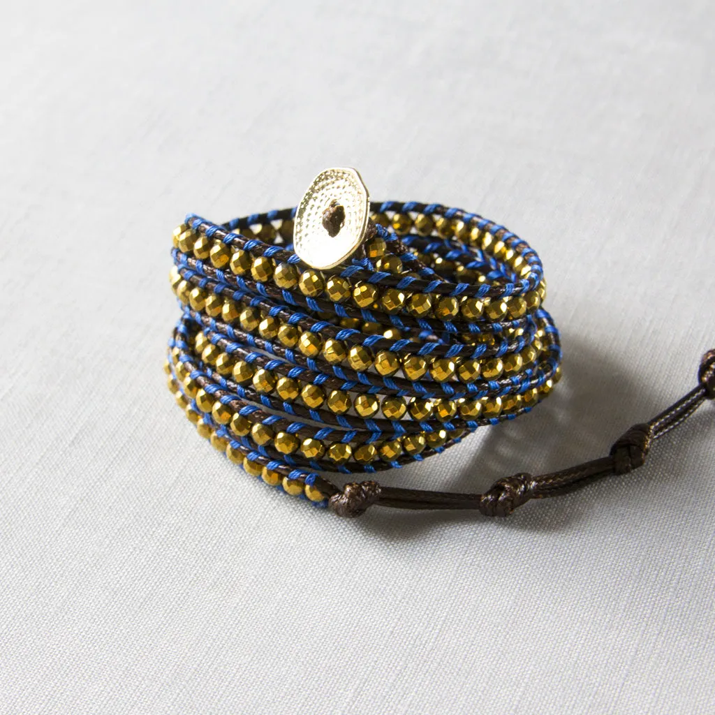 It's a Wrap Bracelet - Navy