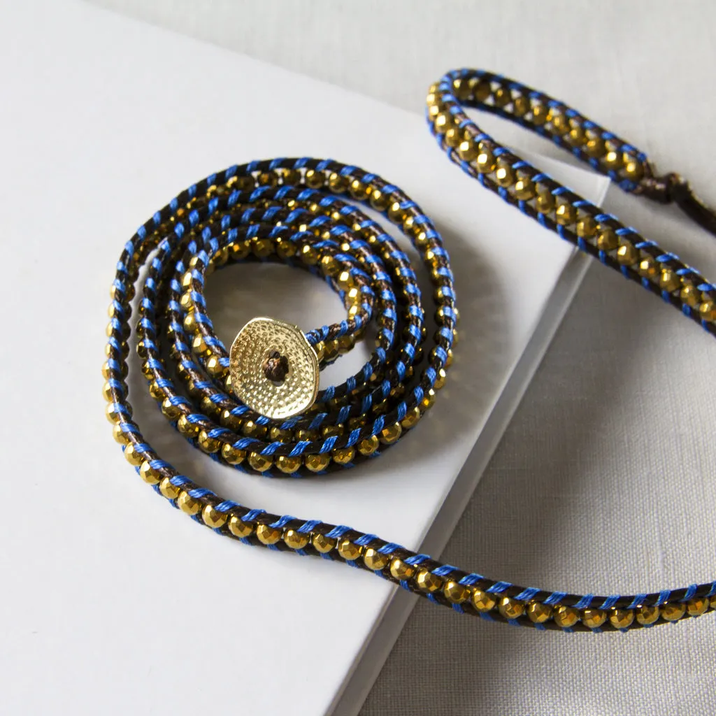 It's a Wrap Bracelet - Navy