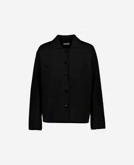 Jacket aus Cashmere-Mischung in Schwarz