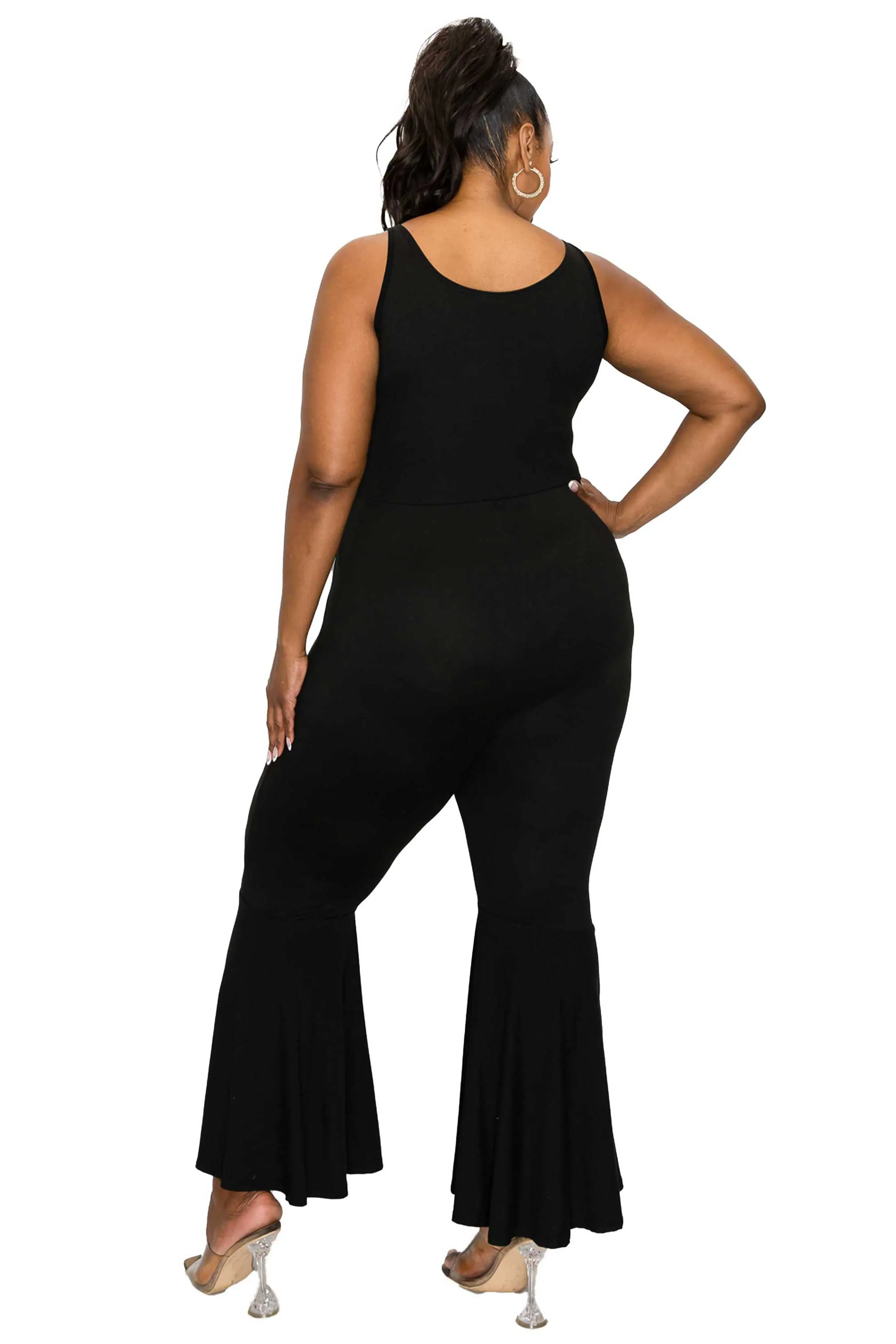 Jalda Flared Leg Tank Jumpsuit