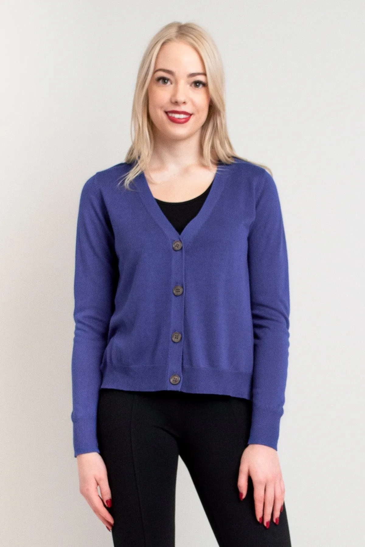 Jessica Sweater, Deep Blue, Bamboo Cotton