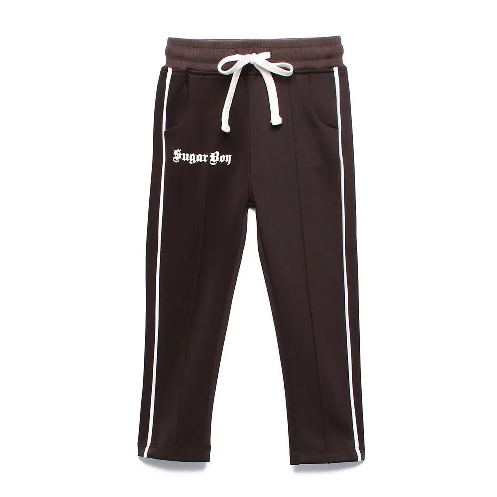 【KIDS】SUGAR BOY TRACK PANTS (BLACK)