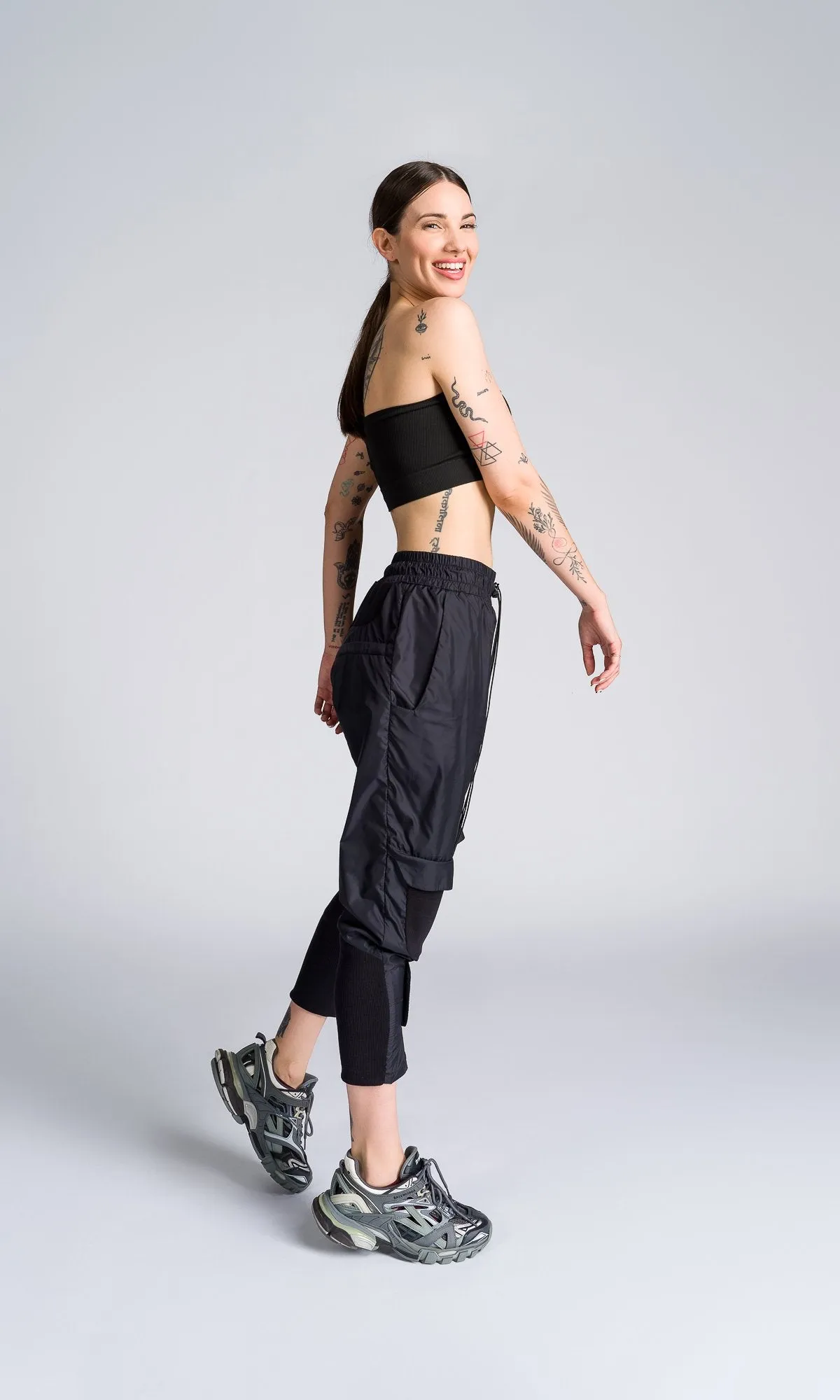 Knee Flap Track Pants