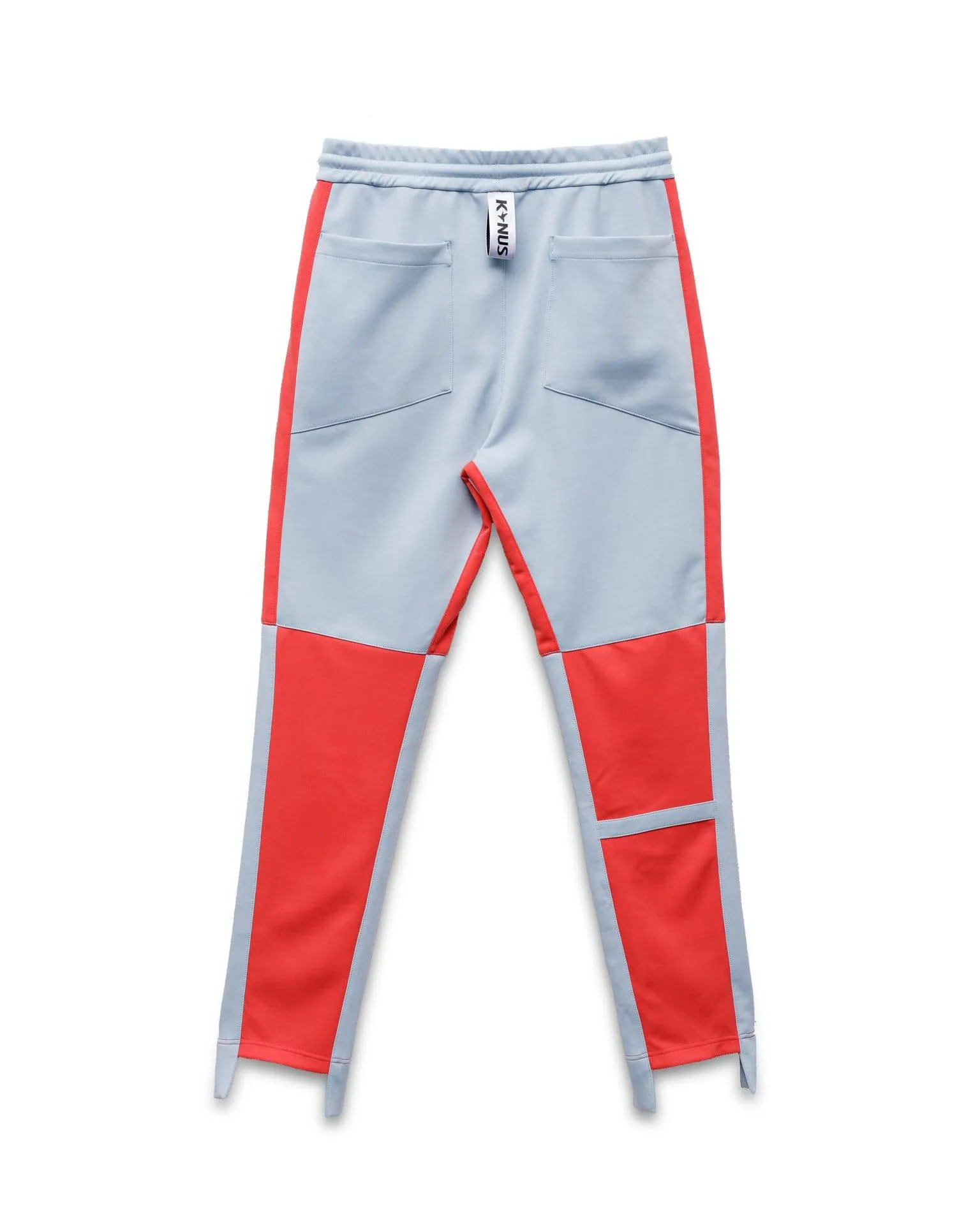 Konus Men's Color Blocked Track pants in Light Blue