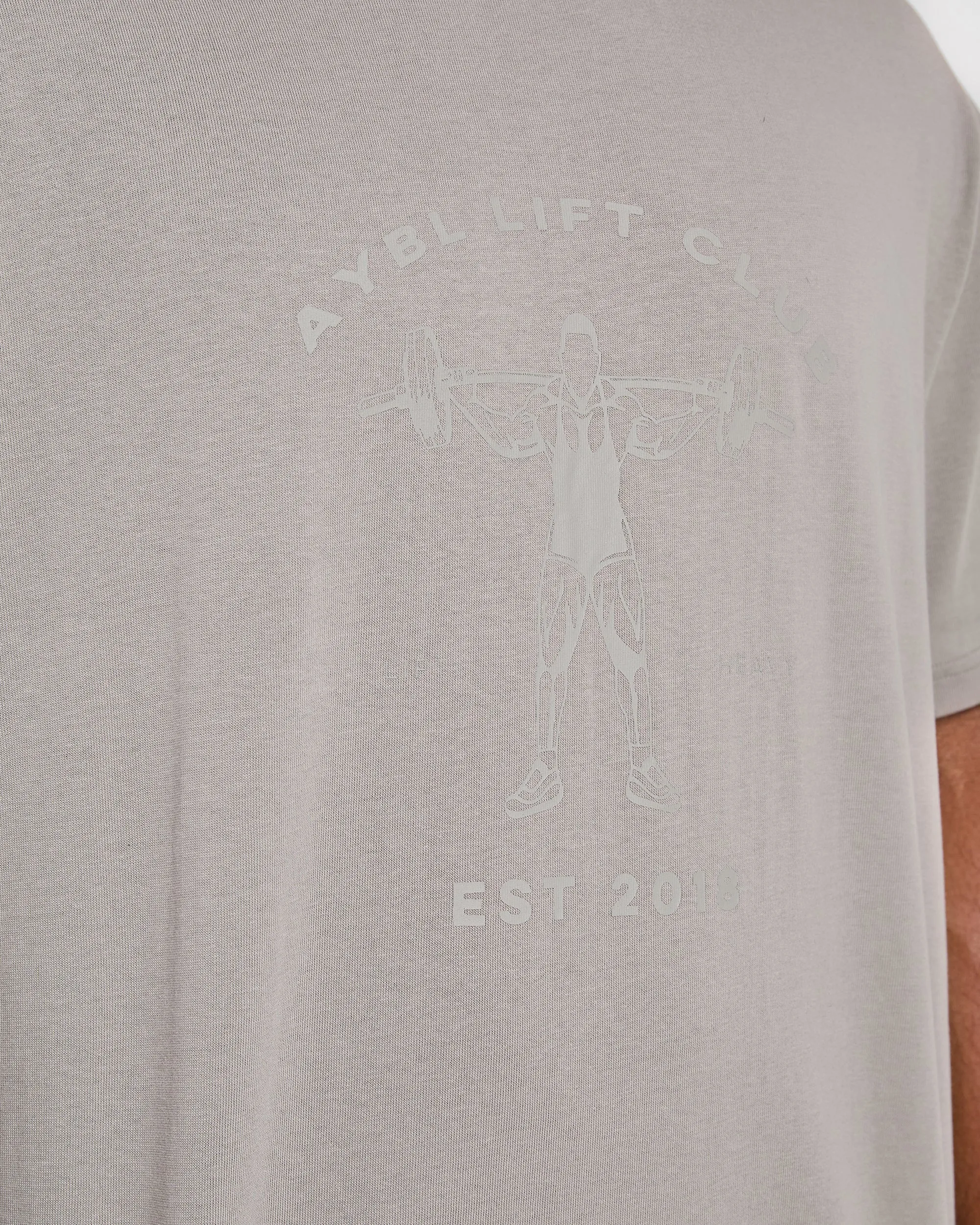 Lift Club Oversized T Shirt - Fog