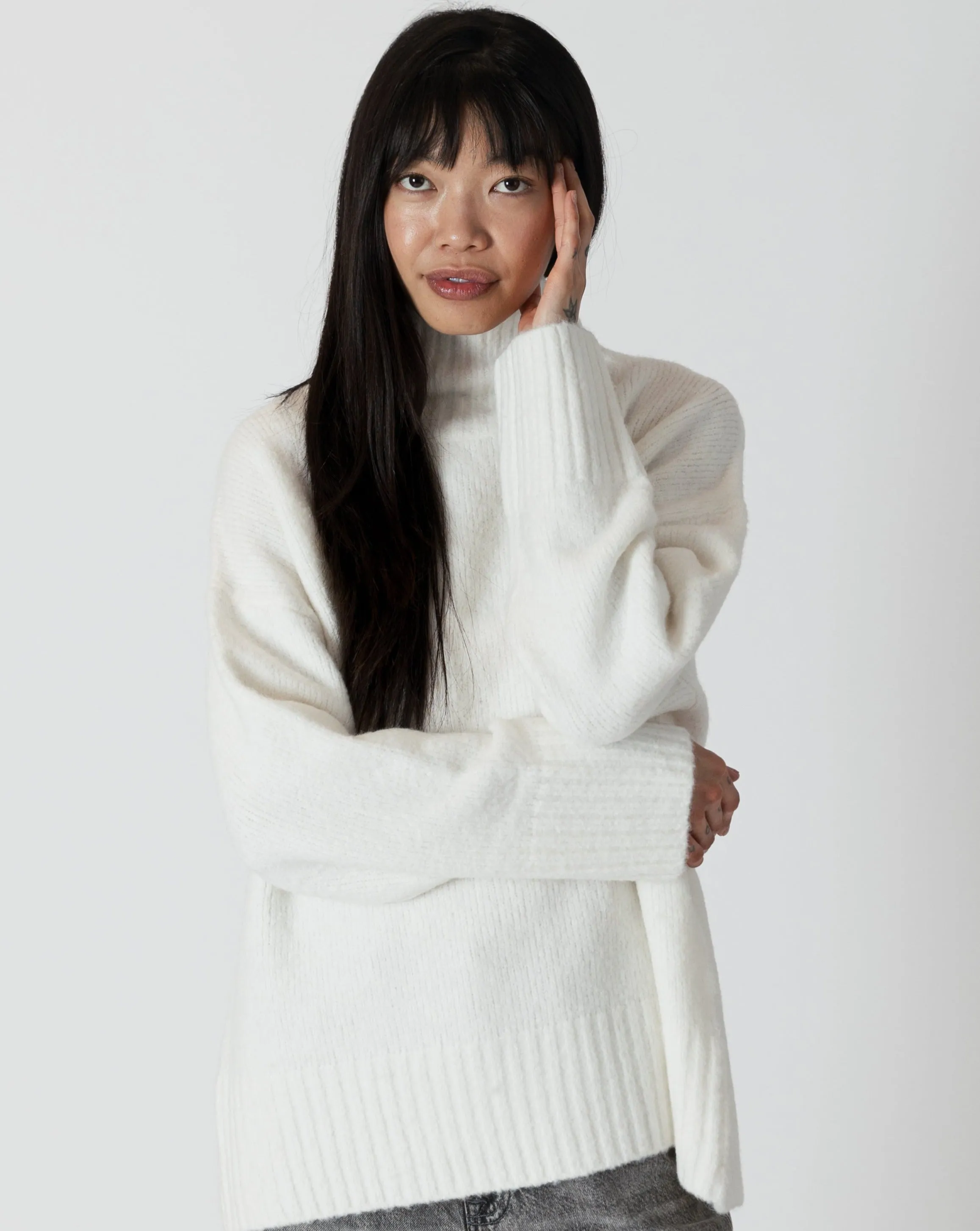 Lyla and Luxe Oliver Mockneck Sweater