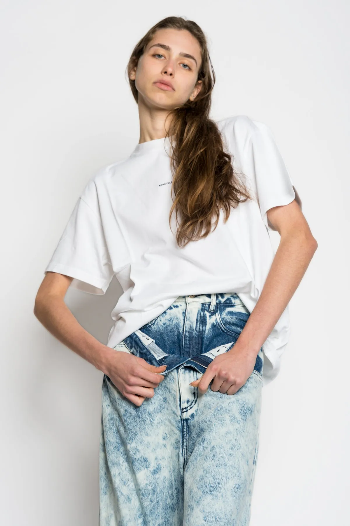 MARQUES'ALMEIDA EMBROIDERED T-SHIRT