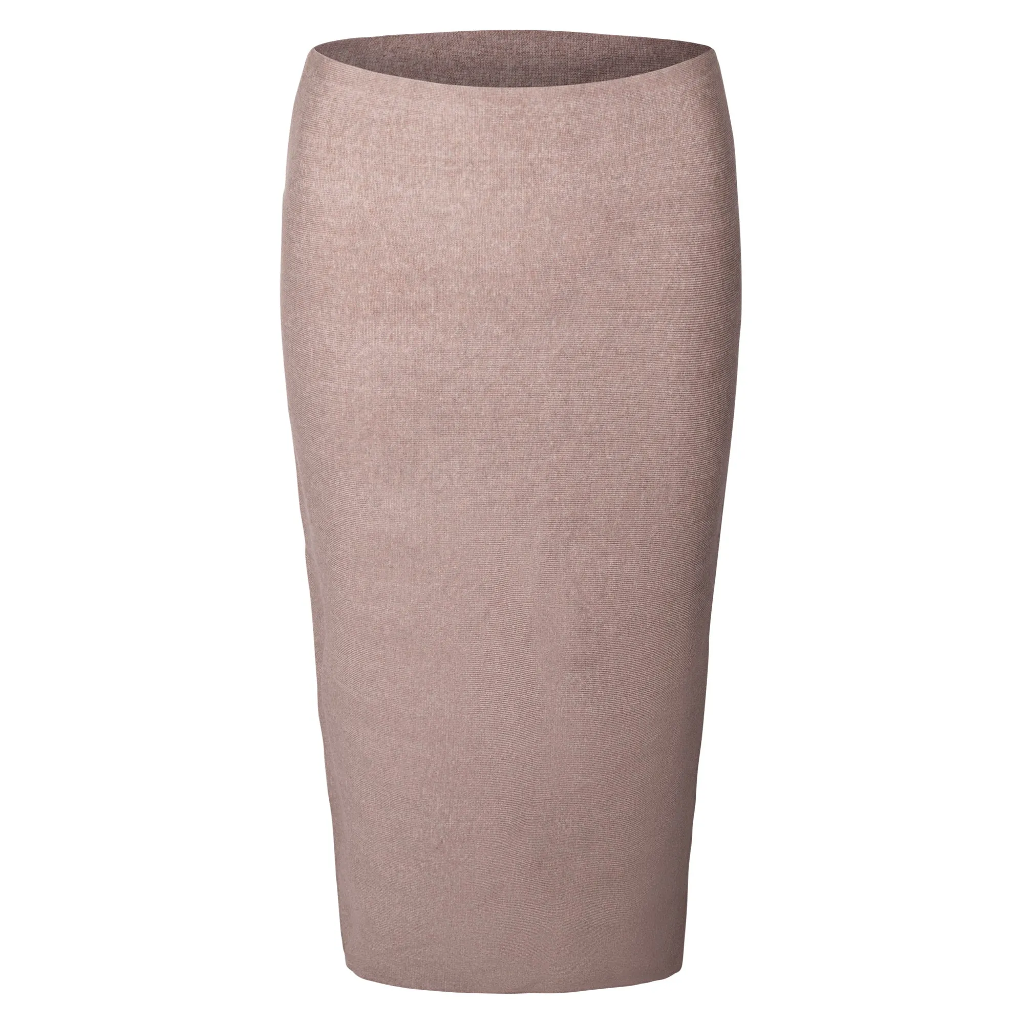 MM STRAIGHT MIDI SKIRT- TAUPE 28"