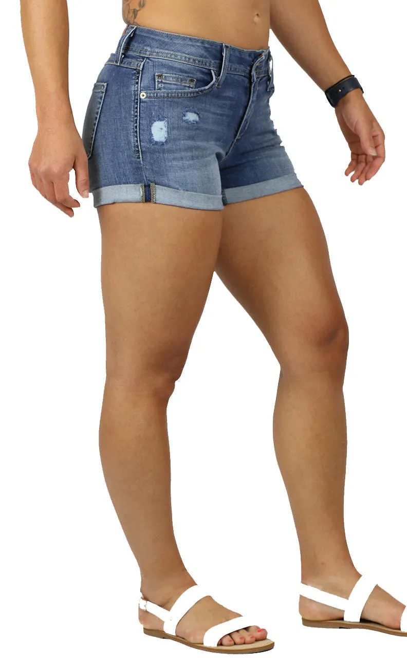 Molly Shorts Light Destruction Wash