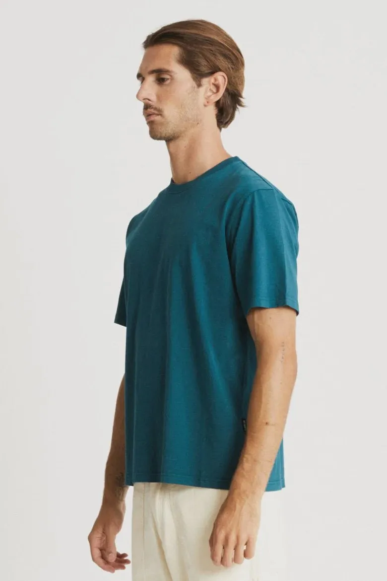 Mr simple heavy weight ss tee- emerald