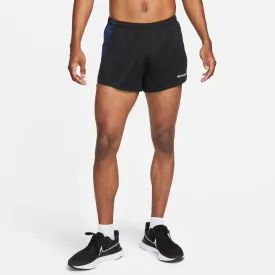 Nike Men's Track Club Dri-FIT 3 Inch Short Black / Midnight Navy / Summit White