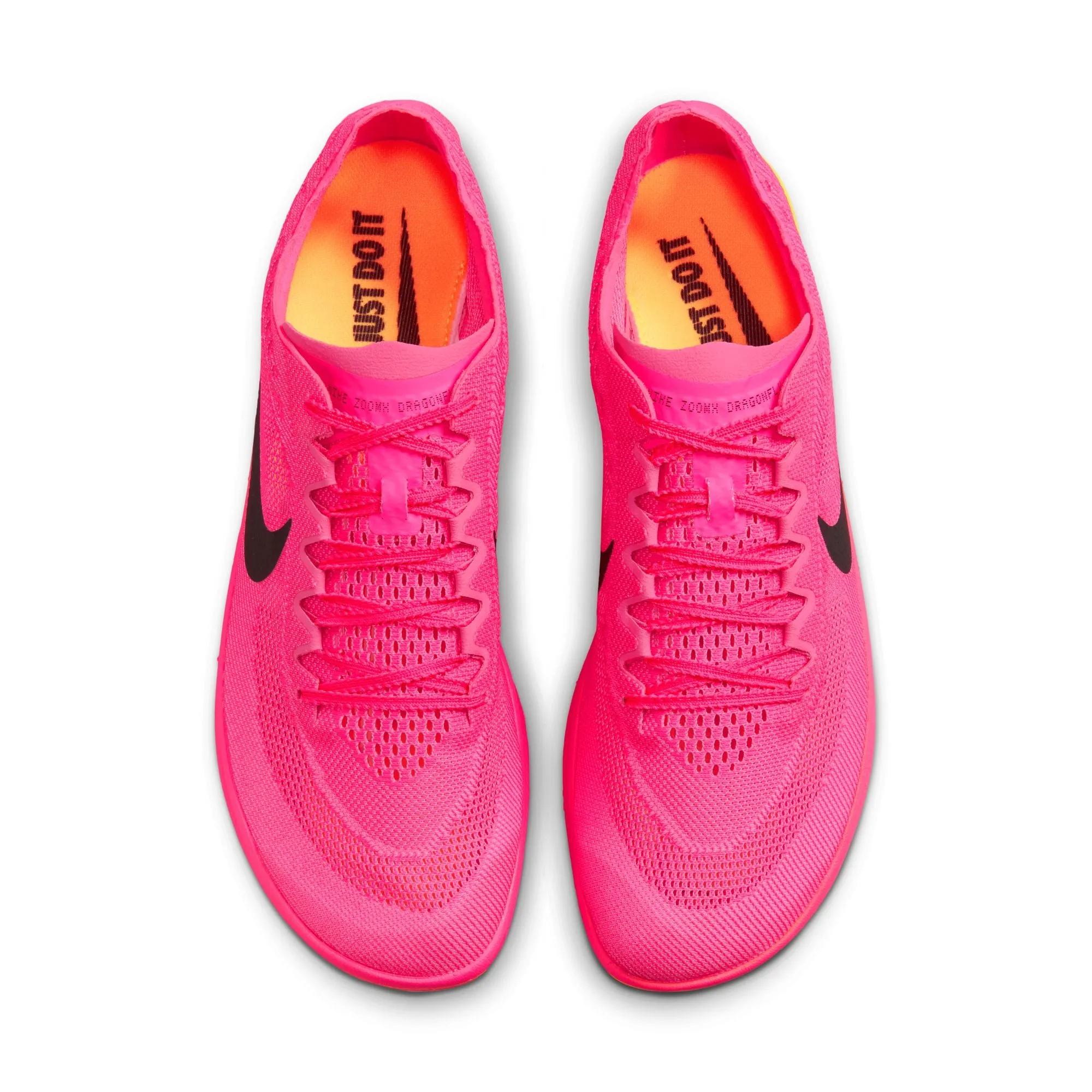 Nike ZoomX Dragonfly Running Spikes in Hyper Pink, Black, and Laser Orange -Optimized English Title-