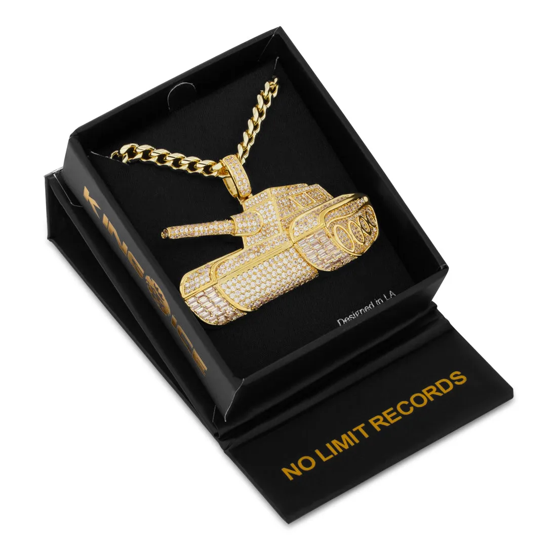 No Limit Records x King Ice - TRU Tank Necklace