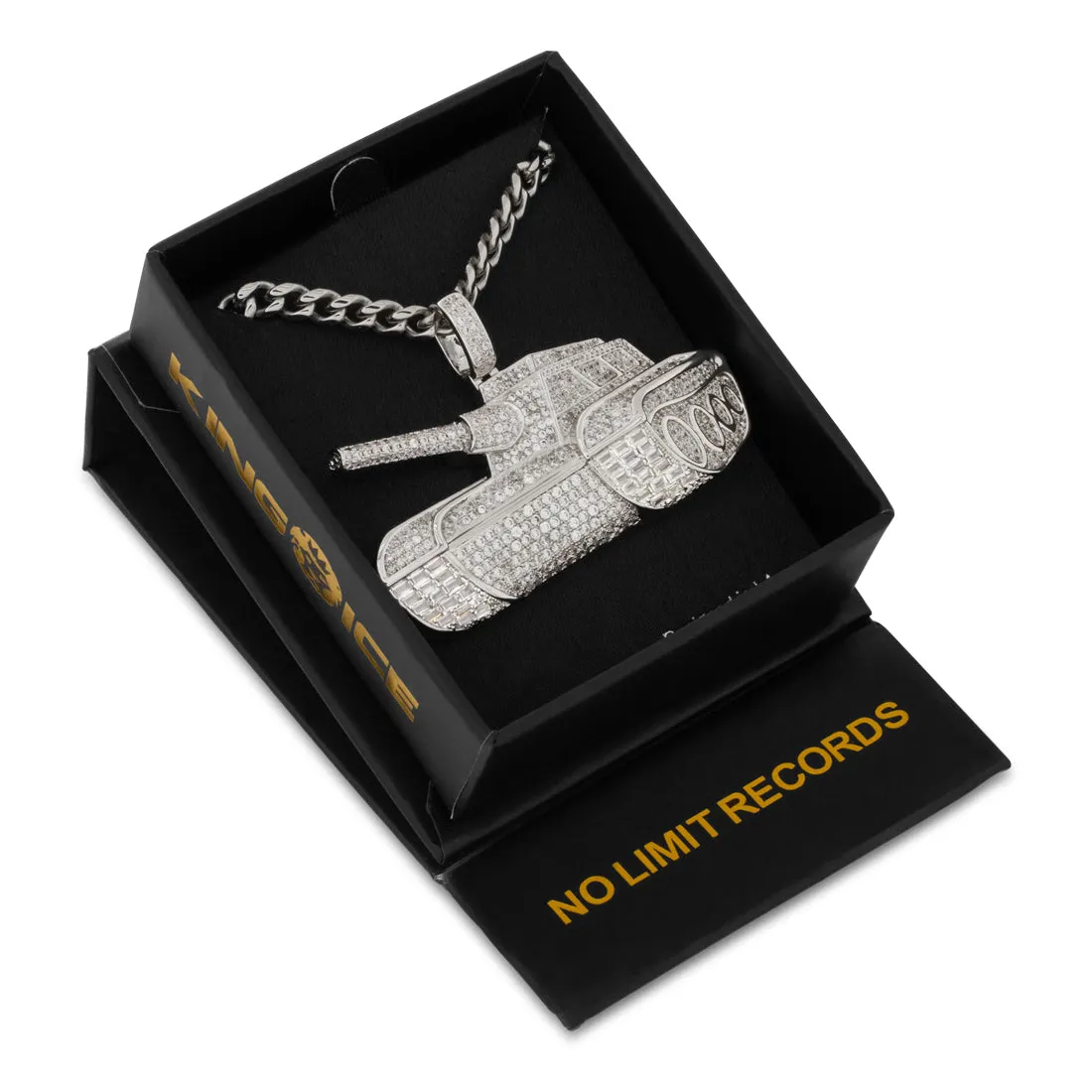 No Limit Records x King Ice - TRU Tank Necklace