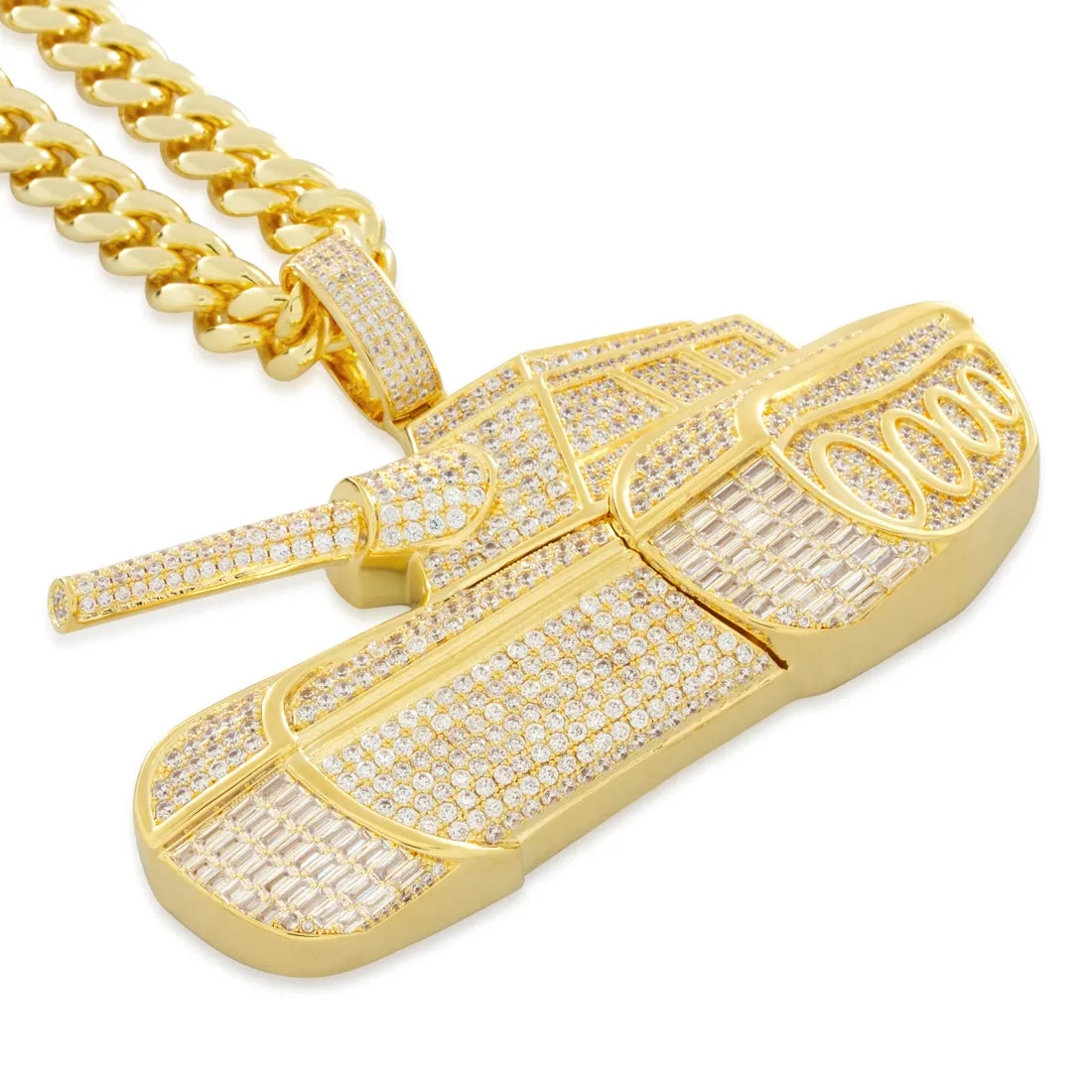 No Limit Records x King Ice - TRU Tank Necklace