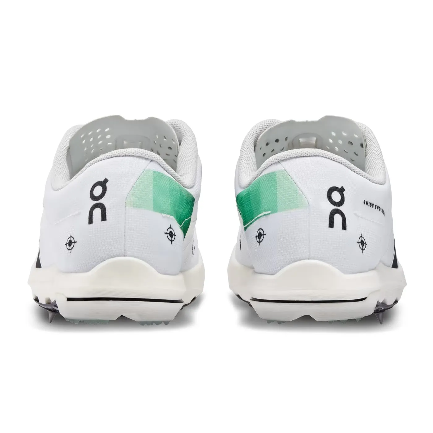 Mens Cloudspike 10,000m Track Shoes - Undyed White/Mint