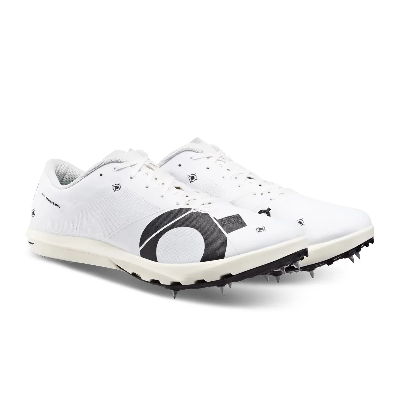 Mens Cloudspike 10,000m Track Shoes - Undyed White/Mint