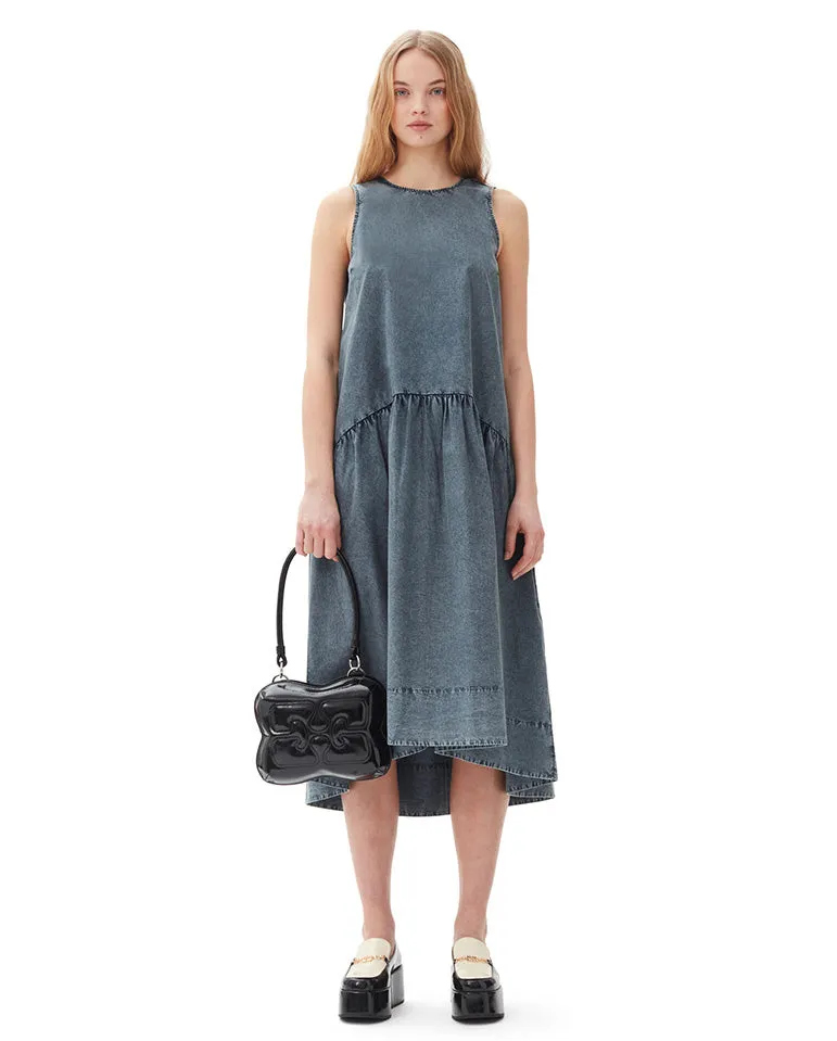 Open Back Midi Dress Sky Captain