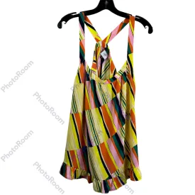 Orange & Yellow Blouse Sleeveless Cabi, Size L