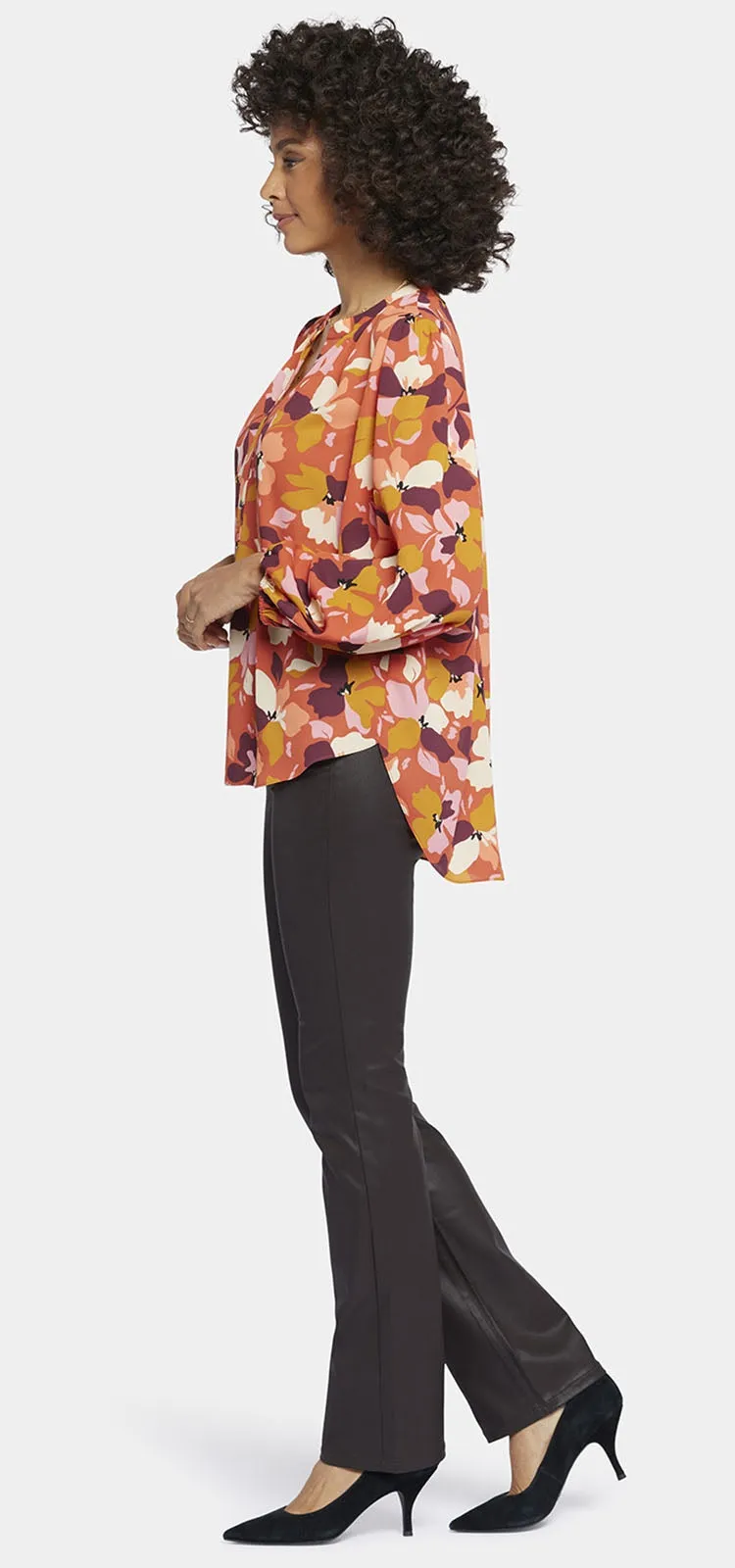 Puff Sleeve Blouse Bloemenprint | Gingervale