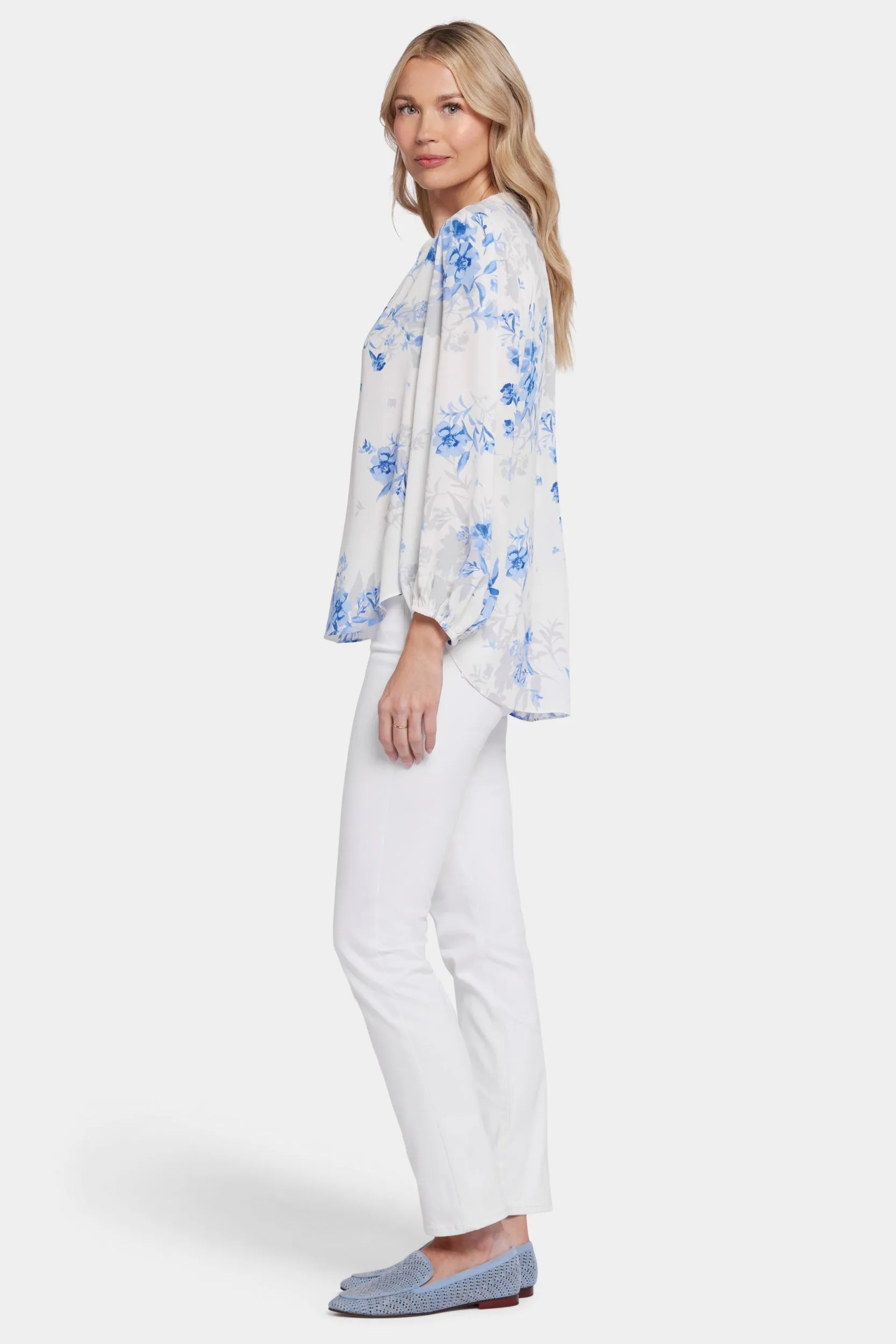 Puff Sleeve Blouse Bloemenprint | Hannah Grove