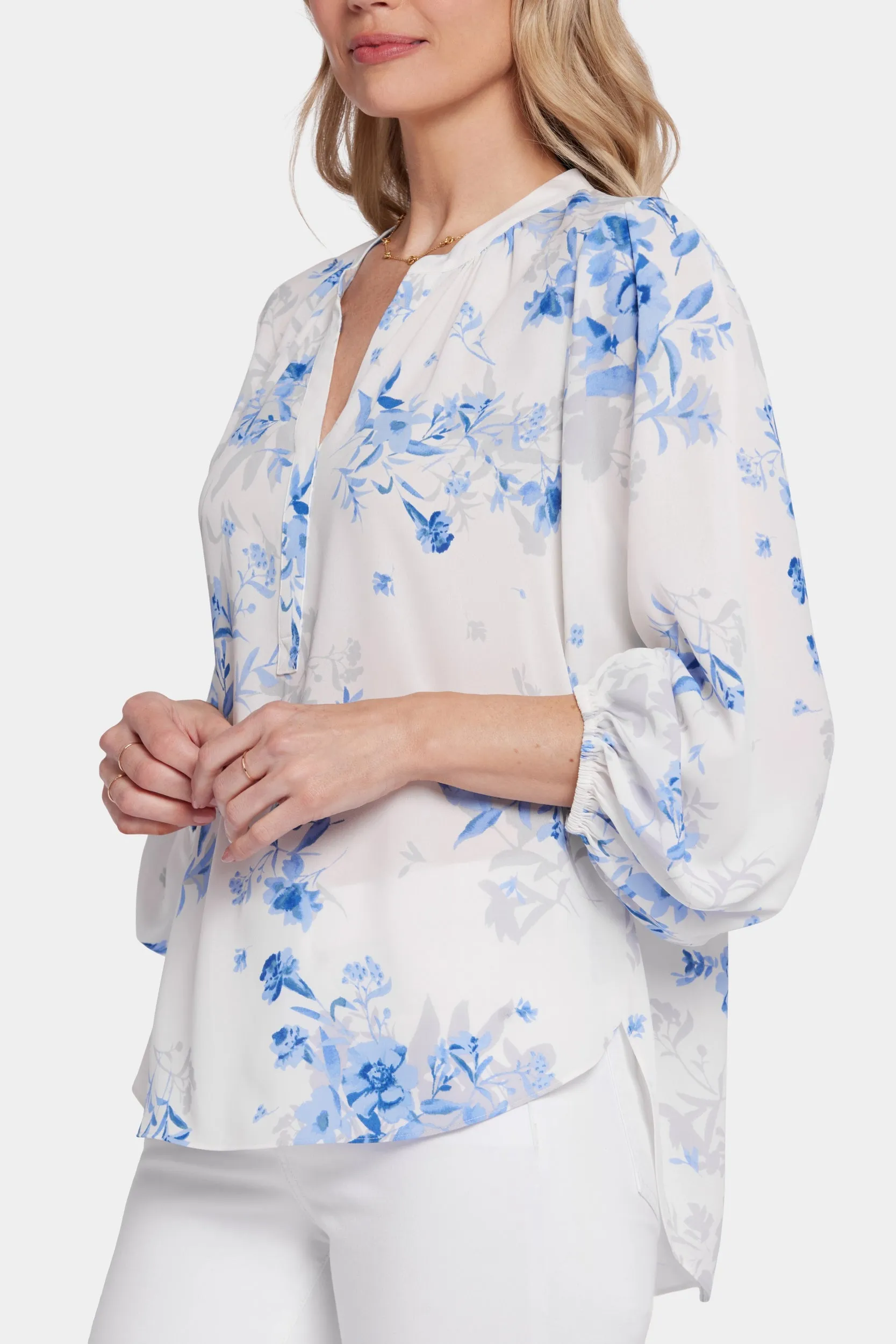 Puff Sleeve Blouse Bloemenprint | Hannah Grove