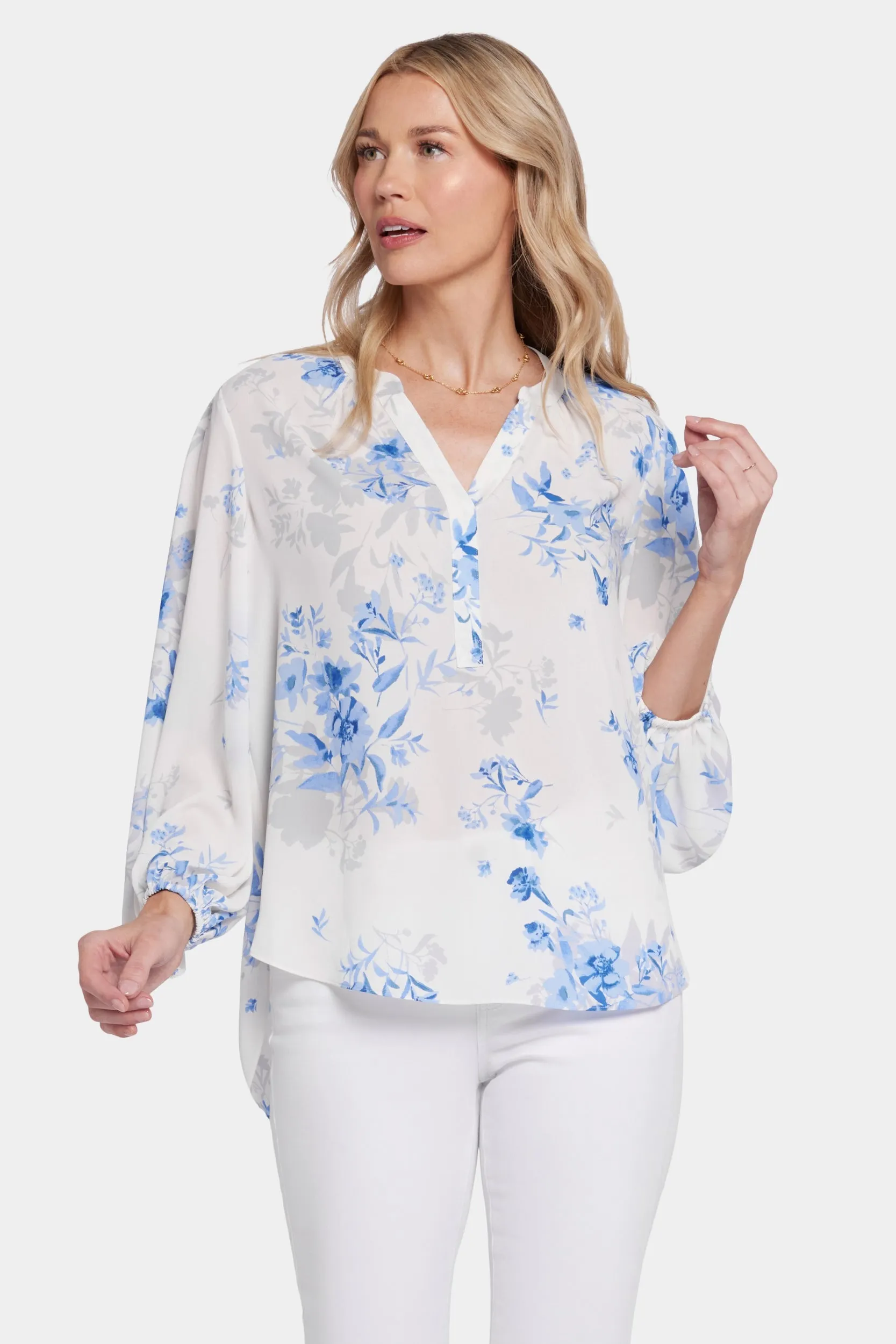 Puff Sleeve Blouse Bloemenprint | Hannah Grove