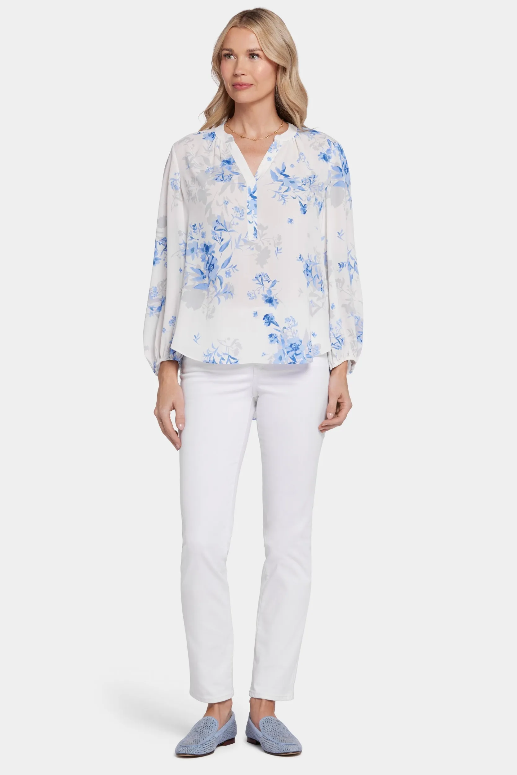 Puff Sleeve Blouse Bloemenprint | Hannah Grove