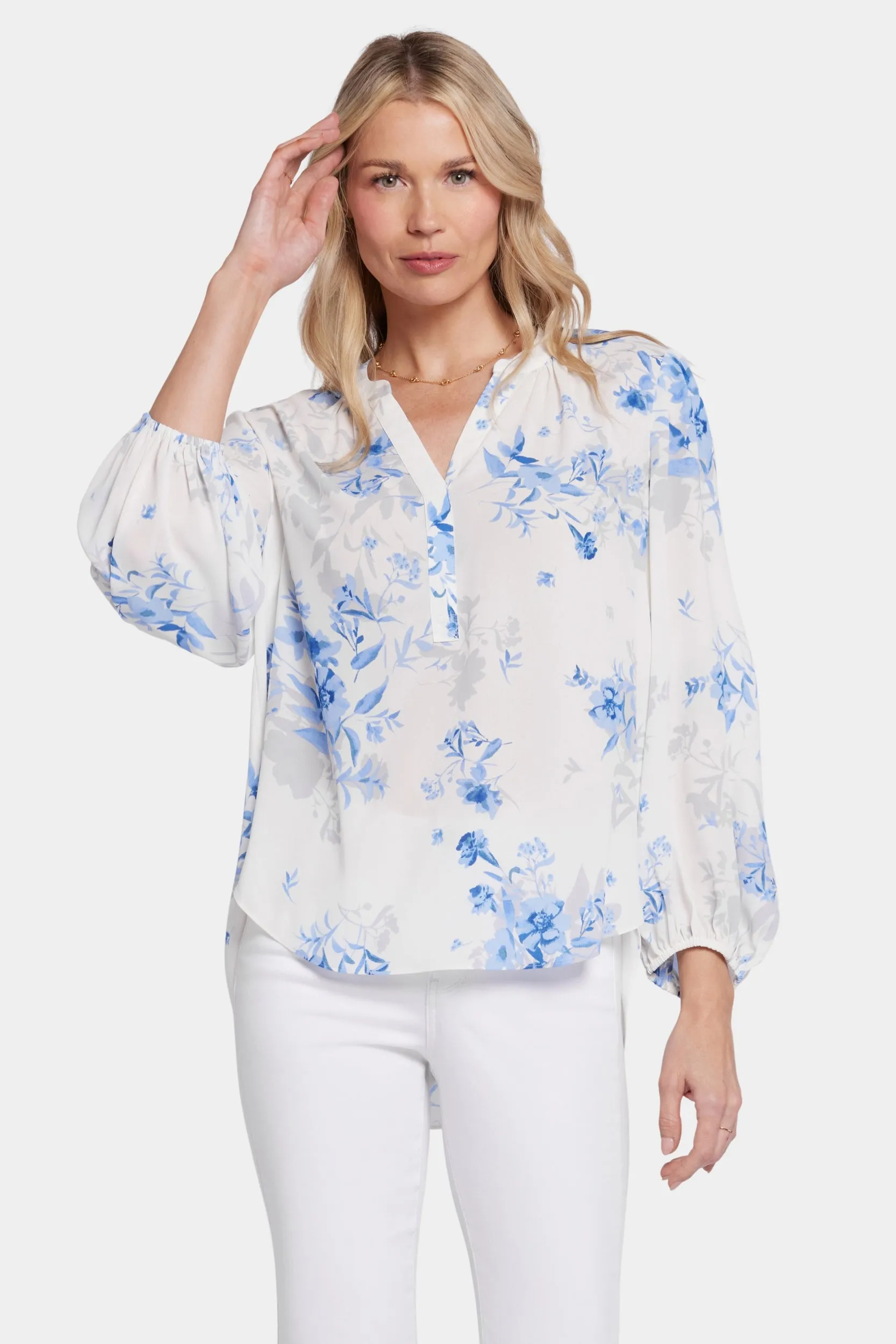 Puff Sleeve Blouse Bloemenprint | Hannah Grove