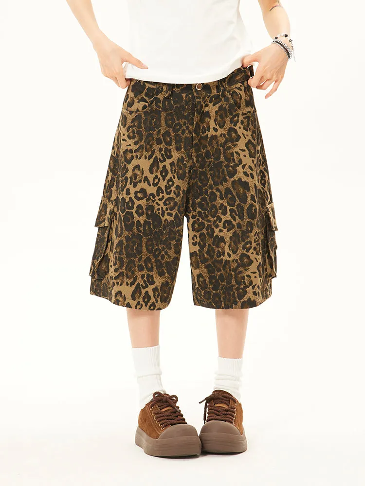 Ribbon Leopard Print | Shorts