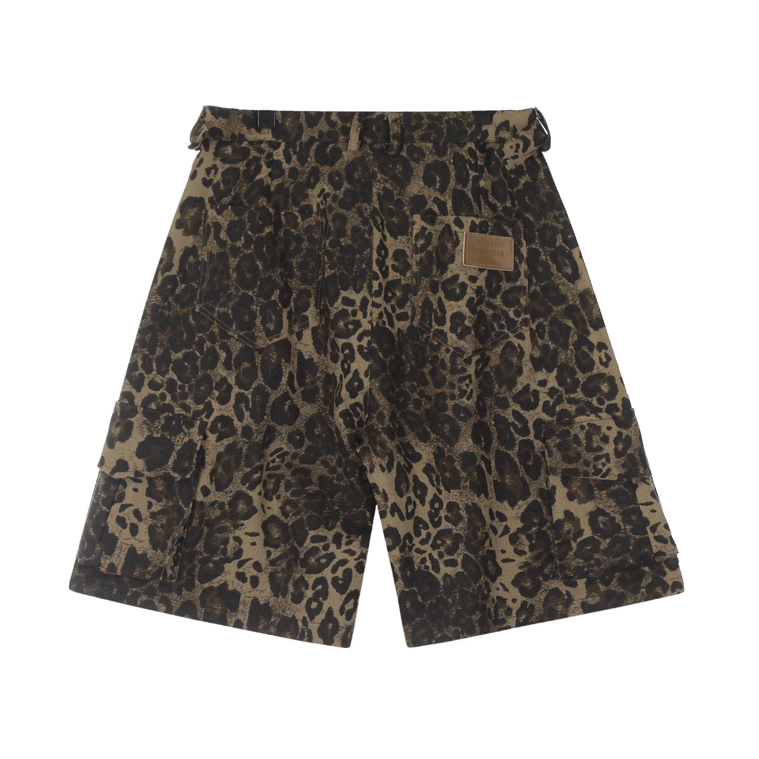 Ribbon Leopard Print | Shorts