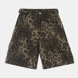 Ribbon Leopard Print | Shorts