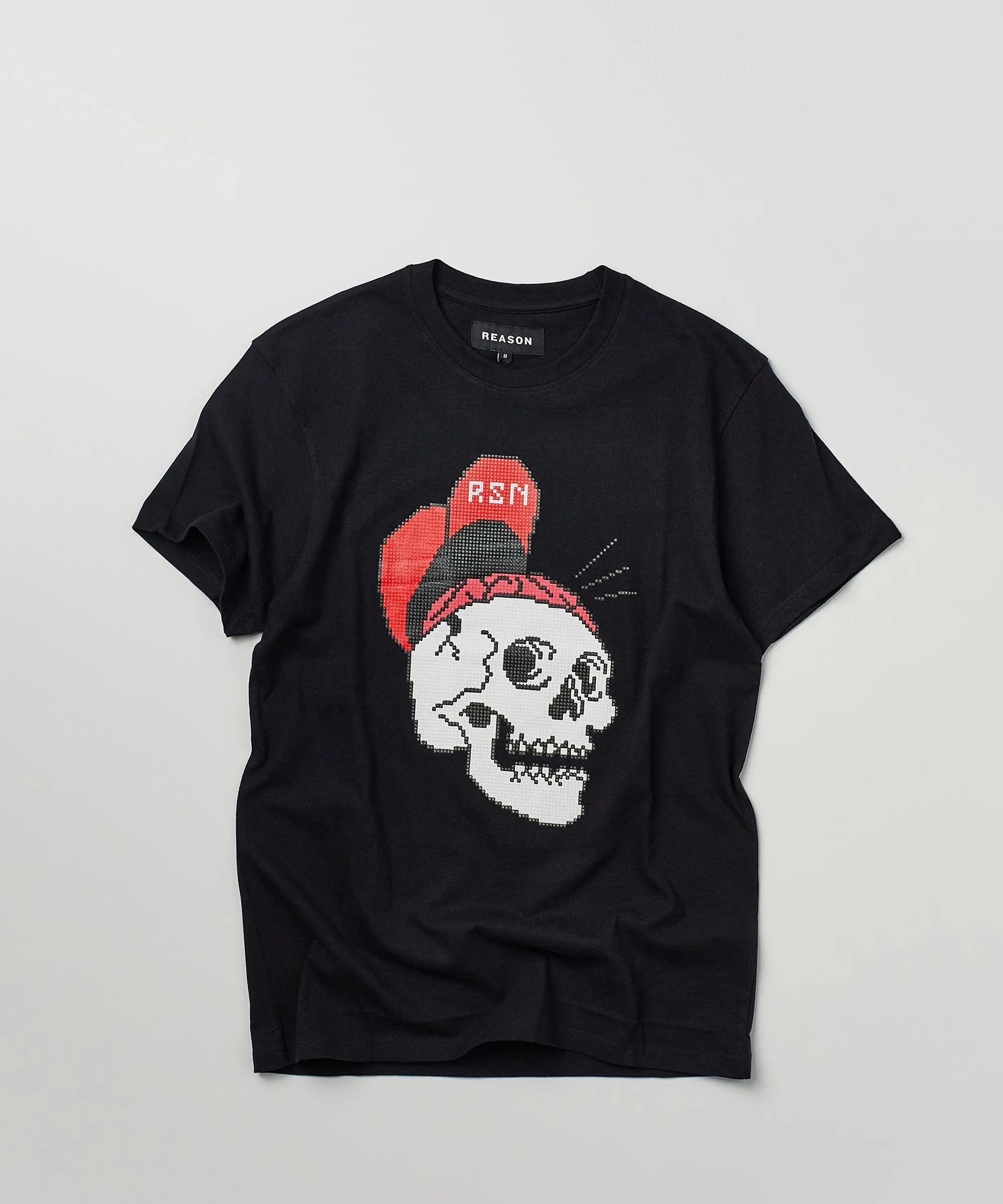 Skull Bricks Short Sleeve Tee - Black