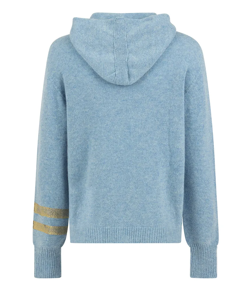 Sky Blue Cashmere Sweatshirt/Hoodie