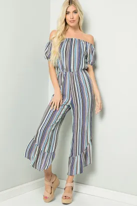 Striped Jumpsuit